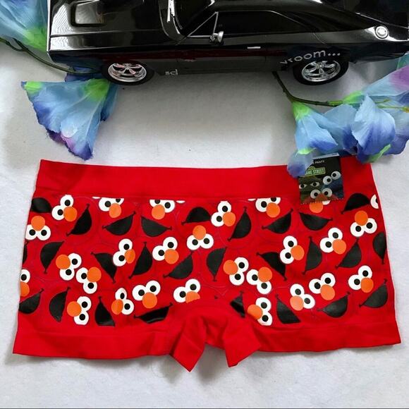 Sesame Street NWT Elmo Seamless Boyshort Panties Women Size L *See Description* - Picture 2 of 5